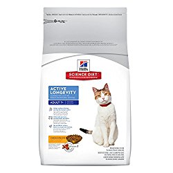 Hill’s Science Diet Adult 7+ Active Longevity Chicken Recipe Dry Cat Food, 16 lb bag