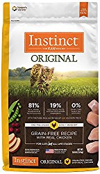 Instinct Original Grain Free Recipe with Real Chicken Natural Dry Cat Food by Nature’s Variety, 11 lb. Bag