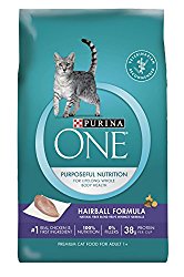 Purina ONE Hairball Formula Adult Premium Cat Food