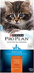 Purina Pro Plan FOCUS Kitten Chicken & Rice Formula Dry Cat Food – (1) 7 lb. Bag