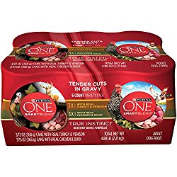 Purina ONE SmartBlend Wet Dog Food Variety Pack – (6) 13 oz. Cans