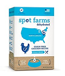 Spot Farms Dehydrated Human Grade Dog Food, Grain Free Chicken, 8.0lb (Makes 32 lbs
