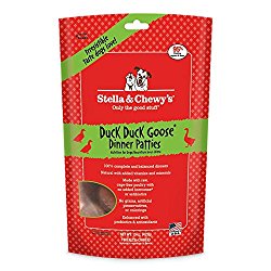 Stella & Chewy’s Freeze Dried Dog Food,Snacks 15-ounce Bag With Free Bonus Pet Food Bowl – Made in USA (Duck Duck Goose Flavor)