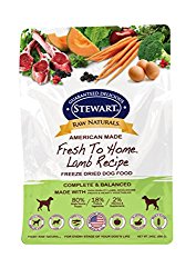 Stewart 402865 Raw Naturals Freeze Lamb Dried Dog Food in Resealable Pouch, 24 oz