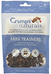 Crumps’ Naturals MT-B-120 Mini Trainers Beef (semi-moist) (1 Pack), 120g/4.2 oz