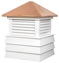 Good Directions Dover Vinyl Cupola with Copper Roof, 26″ x 35″