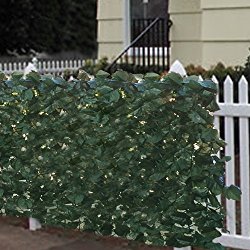 Best Choice Products Faux Ivy Privacy Fence Screen 94″ X 59″ Artificial Hedge Fencing Outdoor Decor