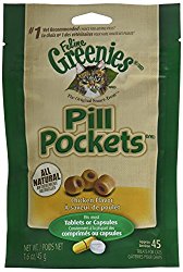 Greenies Pill Pockets CHICKEN 1.6 oz (45 pockets)