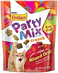 Purina Friskies Purina Friskies Party Mix Party Mix Crunch Mixed Grill – 6 oz., 6 Pouch