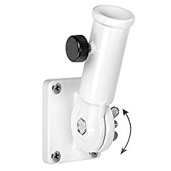 ANLEY [Multi-Position] Flag Pole Mounting Bracket with Hardwares – Made of Aluminum – Strong and Rust Free – 1″ Diameter