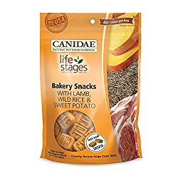 CANIDAE All Life Stages Bakery Snacks for Dogs with Lamb, Wild Rice & Sweet Potato, 14 oz.