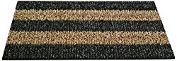 GrassWorx Patio Stripe Doormat, 18 by 30-Inch, Root Beer