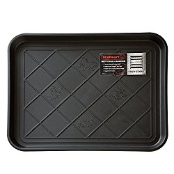 Stalwart ECO Friendly Utility Boot Tray Mat, 20″ x 15″/Small, Black