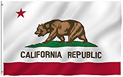 3ft x 5ft California Flag – Polyester – 3×5 Cali Flag Poly