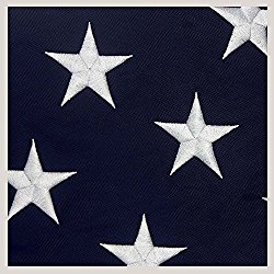 American Flag 3×5 ft –Heavyweight Oxford Nylon Built for Outdoor Use, UV Protected and Featuring Embroider Stars and Sewn Stripes and Brass Grommets.