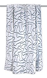 DII Bone Dry Microfiber Pet Blanket for Dogs and Cats, 36×48″, Warm, Soft and Plush for Couch, Car, Trunk, Cage, Kennel, Dog House-Navy