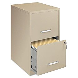 NEW filling cabinet Steel File Cabinet, 2-Drawer, 14-1/4″x18″x24-1/2″, Putty