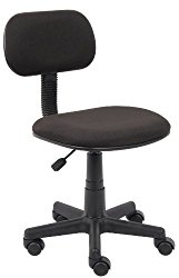 Boss Office Products B205-BK Fabric Steno Chair in Black