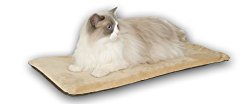 K&H Manufacturing Thermo-Kitty Mat Mocha 12.5-Inch by 25-Inch 6 Watts