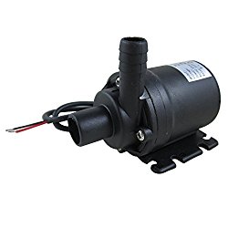 ZAOJIAO DC 12V Brushless Centrifugal Submersible Water Pump 800L/H 210GPH 5M/16ft for Fountain Pool Solar Circulation System Water Circulation System