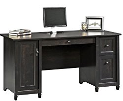 Sauder Edge Water Computer Desk, Estate Black