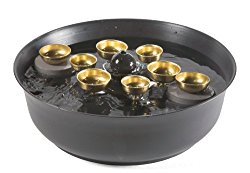 Woodstock Black Water Bell Fountain- Encore Collection