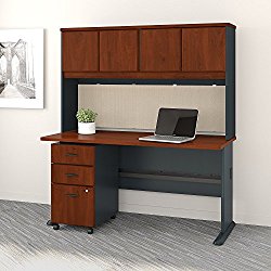 Bush Business Furniture Office Suite SRA050HCSU, Hansen Cherry/Galaxy