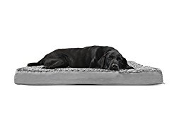 Furhaven Orthopedic Mattress Pet Bed, Jumbo, Gray for Dogs and Cats