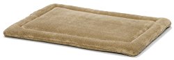 Midwest Homes for Pets Deluxe Micro Terry Pet Bed, Dog Bed & Crate Mat, Taupe