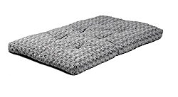 MidWest Quiet Time Pet Bed Deluxe Gray Ombre Swirl 46″ x 29″