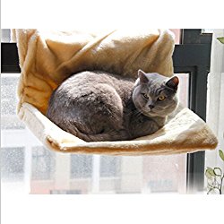 UEETEK Cat Hammock Bed Warm Hanging Bed Plush Basket Cradle Cat’s Cradle Wide