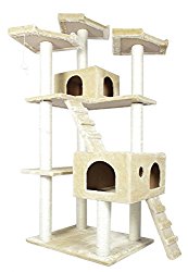 BestPet 73″ Cat Tree Tower Condo Furniture Scratch Post Kitty Pet House
