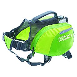 Daypak Dog Backpack Hiking Gear For Dogs by Outward Hound, Medium, Green
