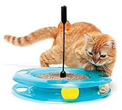 Kitty City Swat Track Cat Toy, 3 Toys in 1 Cat Toy for Cat and Kitty