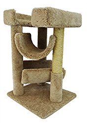 New Cat Condos Premier Cat Scratch and Lounge, Brown