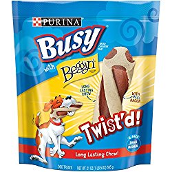 Purina Busy with Beggin’ Twist’d Small/Medium Dog Treats 21 oz., 6 ct. Pouch