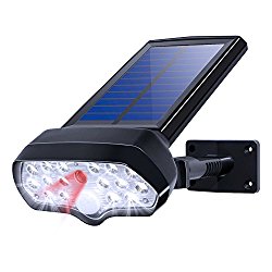 Solar Motion Sensor Lights OTHWAY 1400 Lumens Bright Wireless Security Lights with Easy Installation Great Detection Range Full Rotating Angle