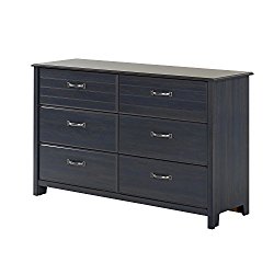 South Shore Ulysses 6-Drawer Double Dresser, Blueberry