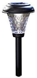 Moonrays 91381 Payton Solar LED Plastic Path Light, 2X-Brighter, 8-Pack