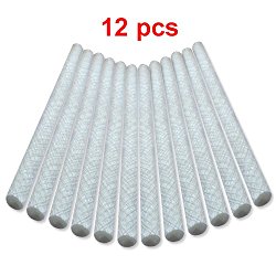 CozYours FIBERGLASS WICK FOR TIKI TORCH 9.85″, 12 PCS; For Oil Lamps, DIY Wine & Beer bottle Tiki Torches. Tiki Torches Wicks