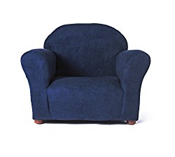Keet Roundy Microsuede Children’s Chair, Navy