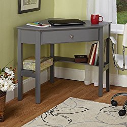 Simple Living Ellen Grey Corner Desk