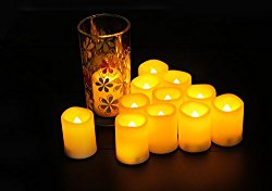 Candle Choice Set of 24 Premium Flameless Votive Candles, Battery-operated, LED Candles, Long Battery Life 120+ Hours, Battery Included.