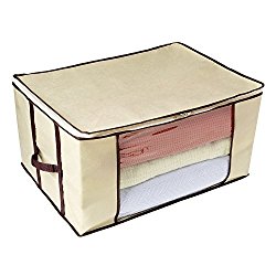 Clothes, Blanket Storage, Anti-mold, Breathable Material, Household Home Organizers Tidy Up Your Closets, Shelves, Blankets, Linen Cloth Create Extra Storage Space, Eco-friendly, Transparent Window