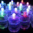 SUPER Bright LED Floral Tea Light Submersible Lights For Party Wedding (RGB(Changing color), 20 Pack)
