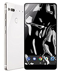 Essential Phone 128 GB Unlocked with Full Display, Dual Camera – Pure White