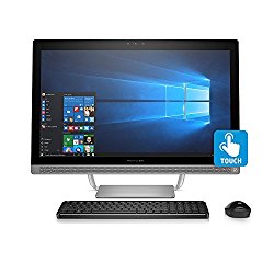 HP Pavilion FHD IPS 24″ Touchscreen All-in-One Desktop, Quad Core Intel i7-7700T 3.8 GHz, 8GB DDR4 RAM, 1TB 7200RPM HDD, Dedicated Graphics 2GB GDDR5, DVD, BT, B&O PLAY, 802.11AC, Wireless Combo-Win10