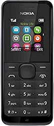 Nokia 105 RM-1135 Dual-Band (850/1900) Factory Unlocked Mobile Phone Black no warranty