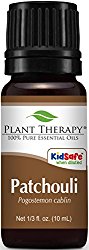 Plant Therapy Patchouli Essential Oil. 100% Pure, Undiluted, Therapeutic Grade. 10 mL (1/3 Ounce).