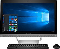 Premium HP Pavilion 27″ Full HD IPS Touchscreen All-in-One Desktop, Quad Core Intel i7-6700T, 12GB DDR4 RAM, 1TB 7200RPM HDD, DVD, 802.11AC, BT, HDMI, B&O Audio, Wireless keyboard and mouse-Win10